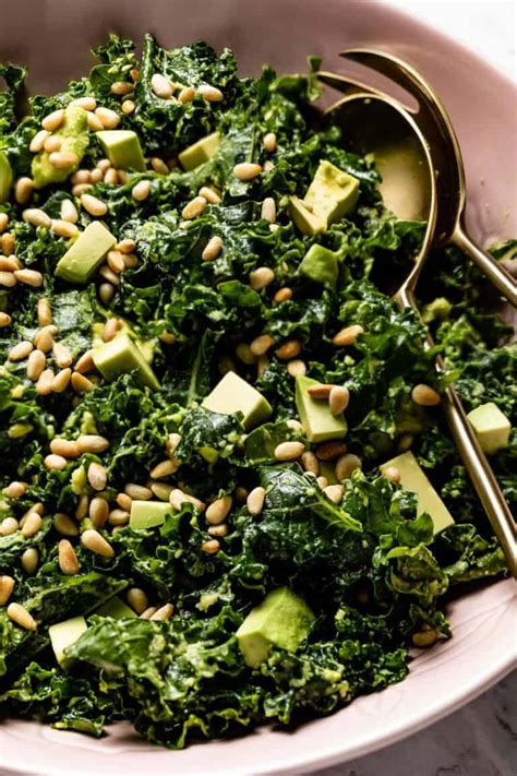 Kale Avocado Salad Avocado Massaged Kale Salad Foolproof Living