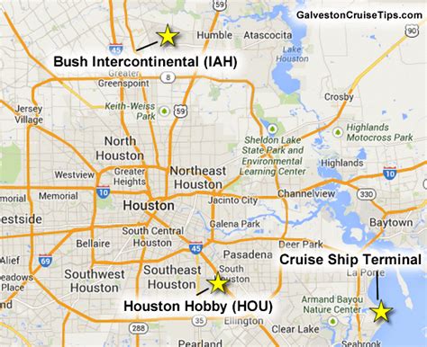 Transportation Options To The Houston Bayport Cruise Terminal