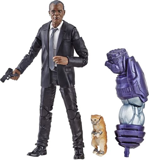 Marvel Captain Marvel 6 Inch Legends Nick Fury Figure For