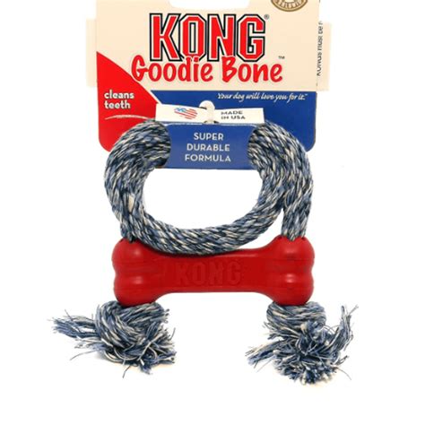 Kong Goodie Bone With Rope Equus