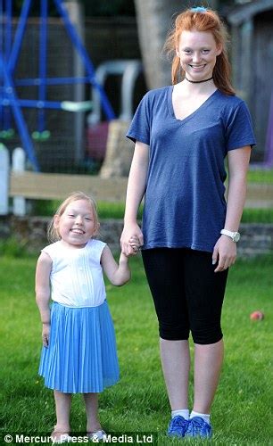 Girl Is Just Cm Tall Due To Rare Morquio Disease Daily Mail Online