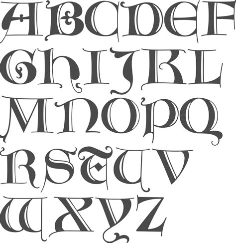 Capital Letter Fonts
