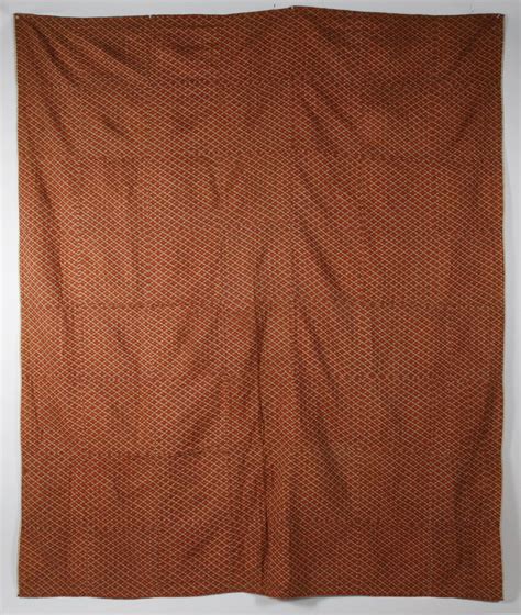 Antique Log Cabin Summer Quilt circa 1836 Made by Marjorie King Case