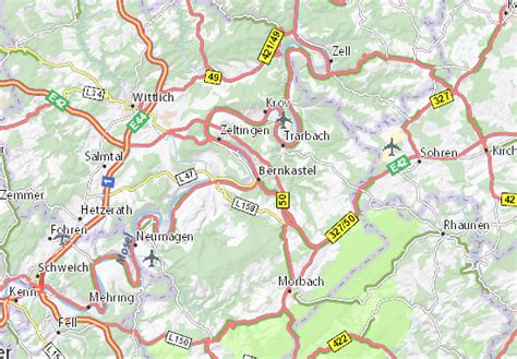 Bernkastel Map Detailed Maps For The City Of Bernkastel Viamichelin