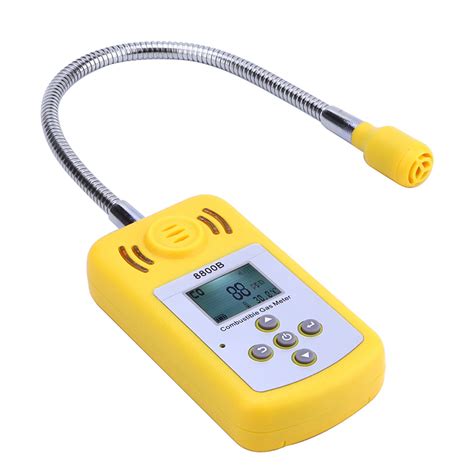 Professional Combustible Gas Detector Portable Gas Leak Location Determine Tester With Lcd