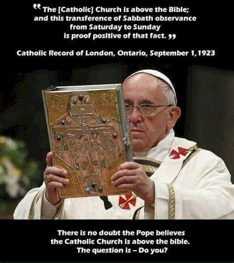 The Catholic Church Is A Power With Authority Residing In The Apostle