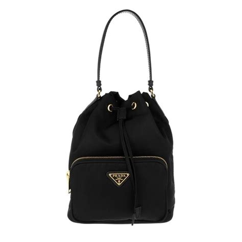 Prada Top Handle Bag Black Bucket Bag Fashionette