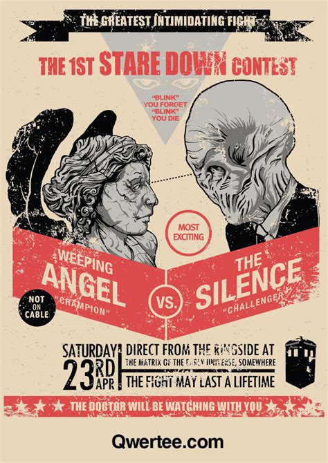Weeping Angels Vs The Silence Matt Smith Dr Who Art Doctor Who 12