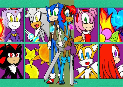 Sonic And His Friends By Sikathesoul On Deviantart