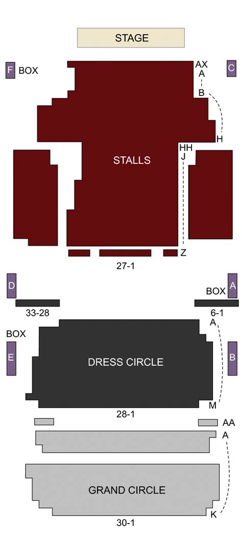 Aldwych Theatre London Seating Chart And Stage London Theatreland