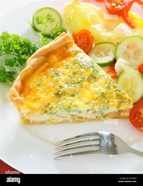 Quiche Salad Hi Res Stock Photography And Images Alamy