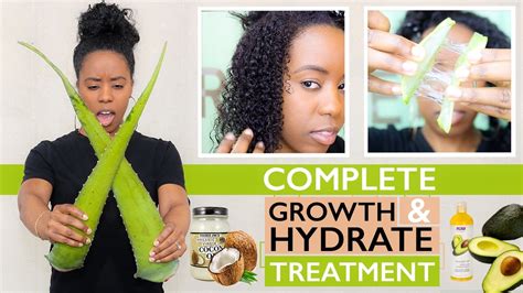 How To Grow Hydrate Natural Hair And Transitioning Hair Aloe Vera