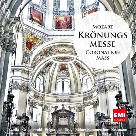 Wolfgang Amadeus Mozart Messe Kv 317 Krönungsmesse Cd Lesende