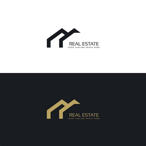 Real Estate Creative Logo Design In Minimal Style Download Free