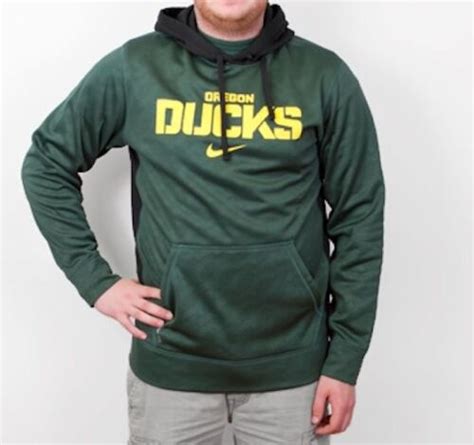 Nike Oregon Ducks Ko Therma Fit Green Hoodie Small Ebay