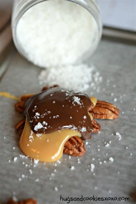 Now this is easy cooking! Toasted Pecan Turtle Clusters - Hugs and Cookies XOXO