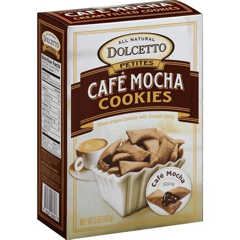 Dolcetto Cookies Petites Cafe Mocha Snacks Chips And Dips Dagostino