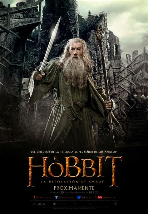 5 new the hobbit the desolation of smaug international posters separate the characters and