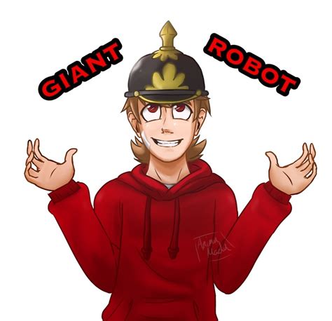 Eddsworld Tord Giant Robot By Animemawwy Redbubble