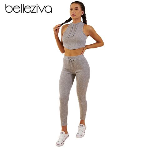 Belleziva Women Yoga Sets Fitness Sport Suit Gym Wear Workout Clothing