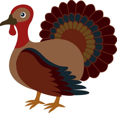 Cute Thanksgiving Turkey Free Clip Art Png