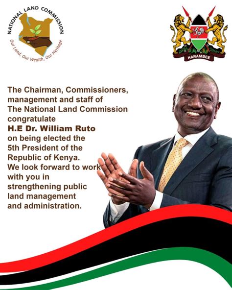 National Land Commission Kenya On Linkedin The Chairman Commissioners