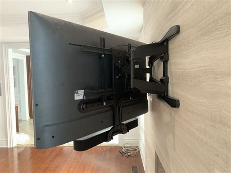 How To Hide Sonos Arc Soundbar Wires In The Wall Up To Code Sound Bar Mount Sound Bar Wall