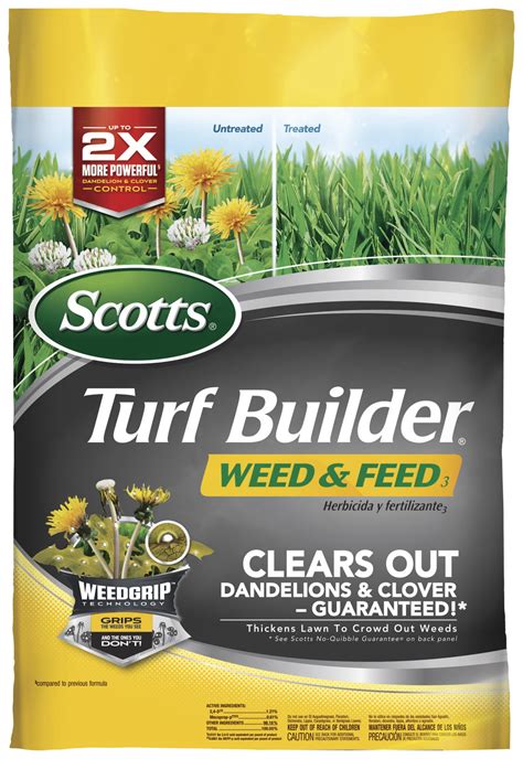 Scotts Turf Builder Weed & Feed 3, Covers up to 5,000 sq. ft. – Walmart