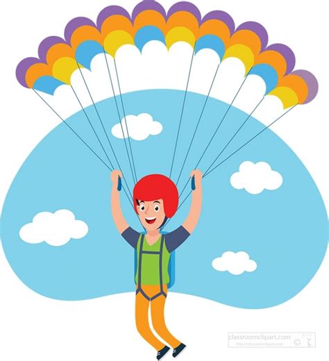 Paragliding Exstreme Sports Clipart Classroom Clip Art