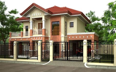 House Plan 180 Sqm 2 Storey With Porch Balcony In 2020 Philippine