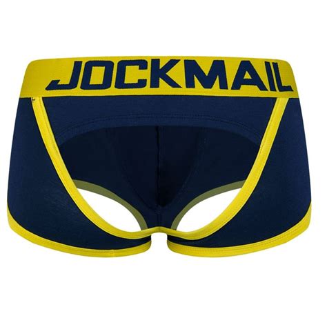 Jockmail Sexy Men Underwear Bottomless Boxer Men Thong G Strings Tanga