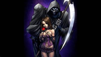 Reaper Grim Dark Wallpapers Grimm Creepy Anime