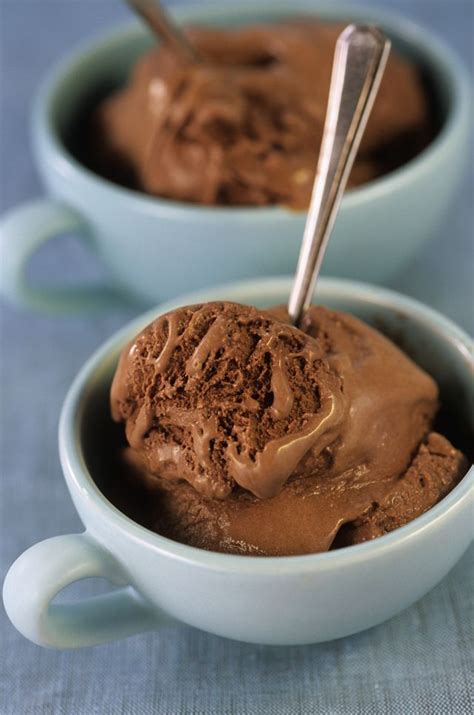 Many ice cream recipes call for making a cooked custard out of eggs particularly when using an ice cream maker with a freezer bowl, it's important to turn on the motor before ice cream also stays softer when you store it in a shallow container, rather than a deep tub. Homemade Organic Chocolate Ice Cream | Healthy chocolate ...