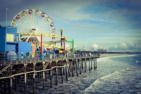 Santa Monica Pier Santa Monica California Santa Monica Pier Ocean