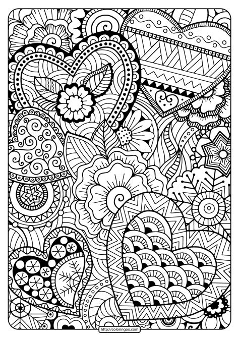 Maybe you would like to learn more about one of these? Printable Zentangle Hearts Pdf Coloring Page