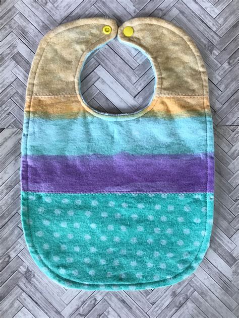 Baby Bibs Baby Shower T Baby Bib Neutral Gender Flannel Etsy