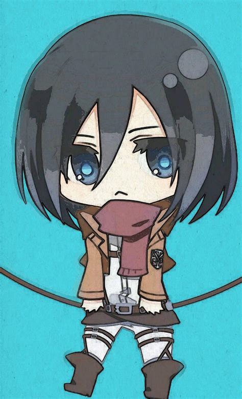 Mikasa Ackerman Chibi By Shori No Tenshi On Deviantart