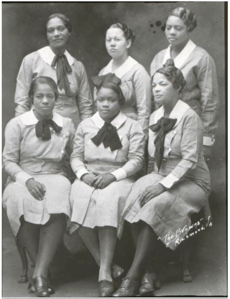 Public Health Nurses Trained In 1929 By The Rosenwald Foundation