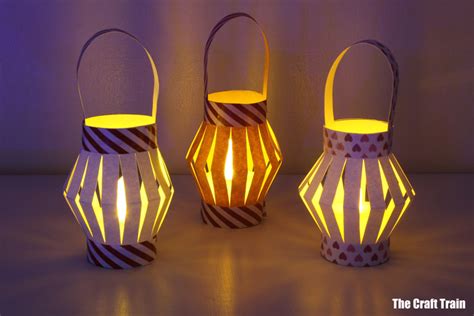 Mini Paper Lanterns With Printable Template Dunamai