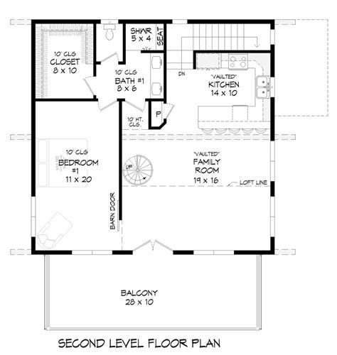 Modern Style House Plan 2 Beds 2 Baths 2019 Sqft Plan 932 781