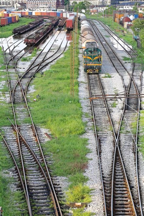 Railway Yard Stock Image Image Of Transportation Shipping 71888493