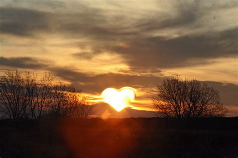 Free Photo Heart Love Sun Sunset Nature Dusk Sky Hippopx