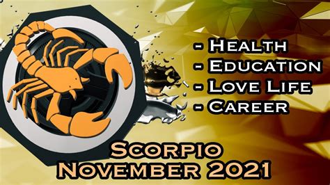 Scorpio Horoscope November Monthly Horoscopes 2021 In Hindi Preview