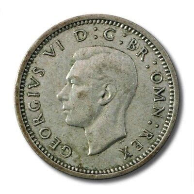 Great Britain George VI 3 Pence 1942 Extra Fine KM 848 EBay