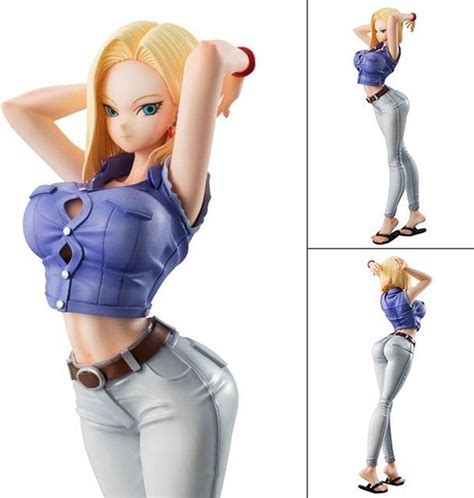 Sexy Dragon Ball Lazuli Android 18 Figurine 18 Cm Hoog