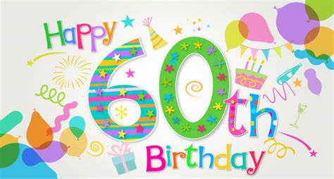 Happy 60th Birthday Clipart