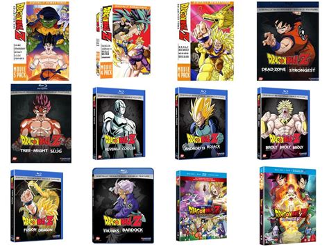 Dragon Ball Z Movies In Order List Of Dragon Ball Films Dragon Ball