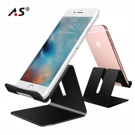 As Universal Mobile Phone Holder Stand Aluminium Alloy Desk Holder For