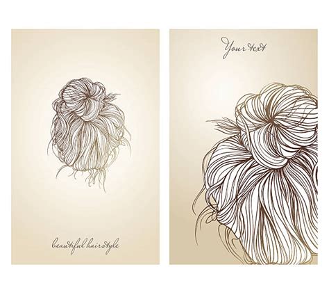 Royalty Free Messy Bun Clip Art Vector Images And Illustrations Istock