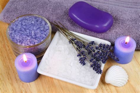 Lavender Relax In Spa Stock Image Image Of Feeling Shell 11920151